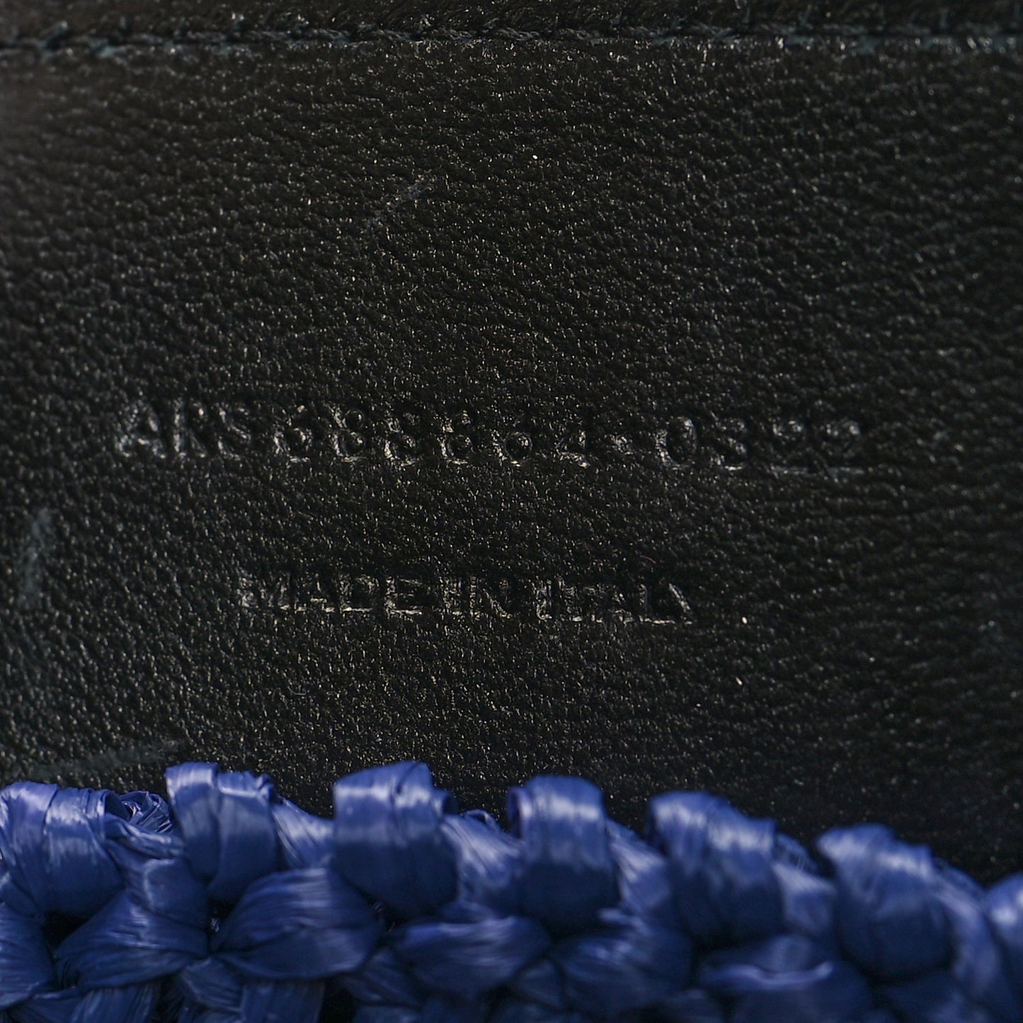 Raffia Rive Gauche Tote Blue