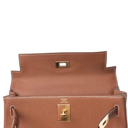 Hermes Togo Kelly Retourne 28 Gold 19 of 41
