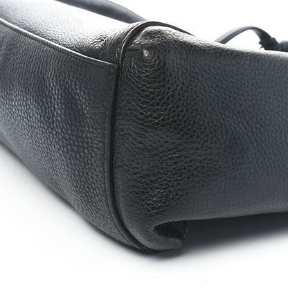 Gucci Pebbled Calfskin Lady Tassel Top Handle Bag Black 10 of 10