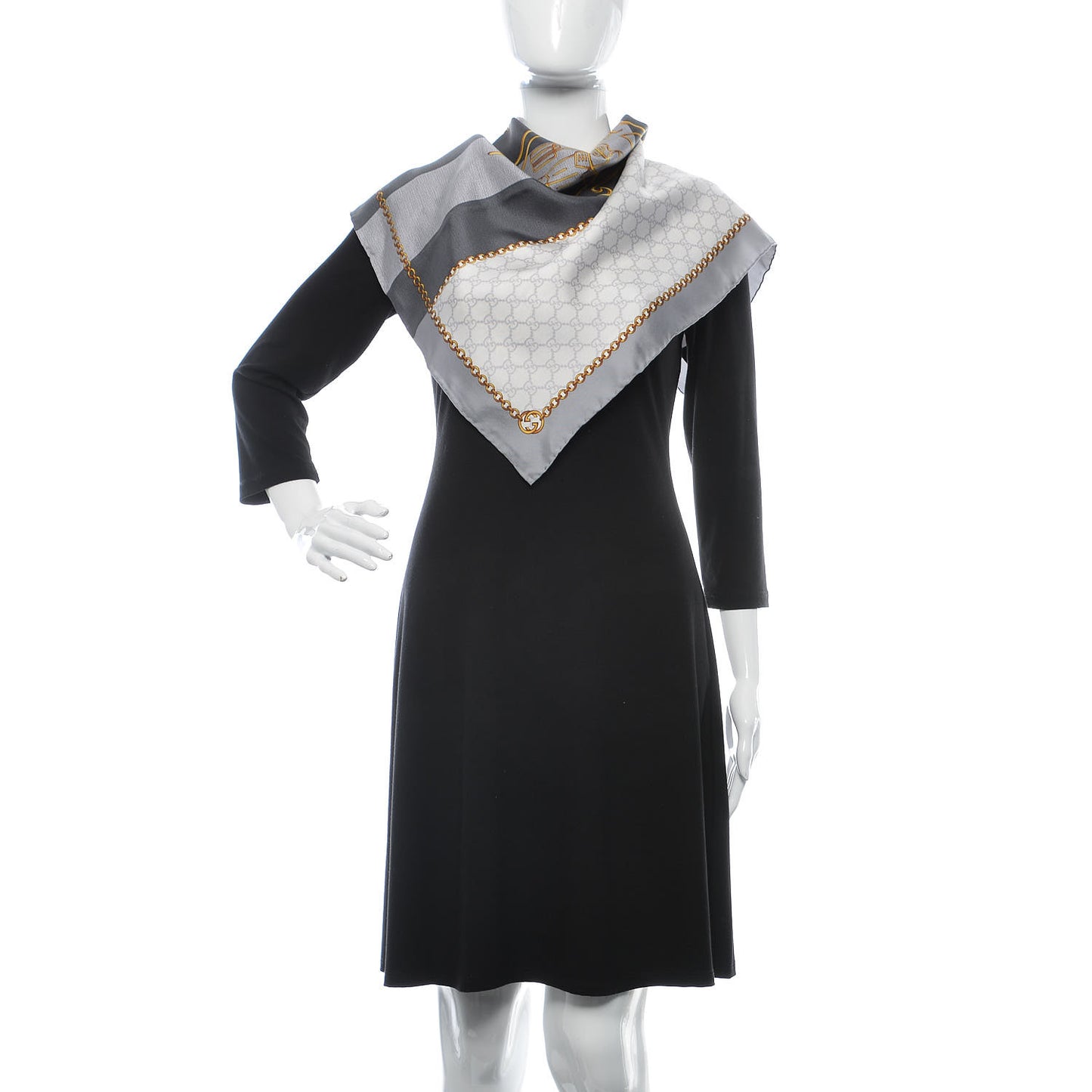 Silk Hysteria Scarf Grey