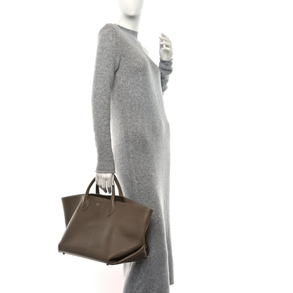 Khaite Pebbled Calfskin Medium Amelia Tote Taupe 2 of 13