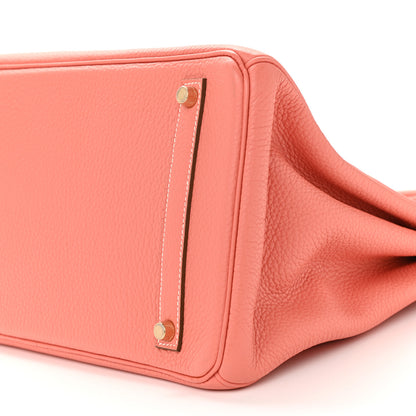 Hermes Taurillon Clemence Birkin 35 Crevette 10 of 11