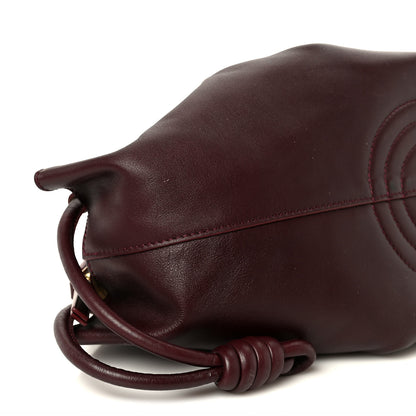Loewe Shiny Nappa Calfskin Small Paseo Bag Burgundy 8 of 10
