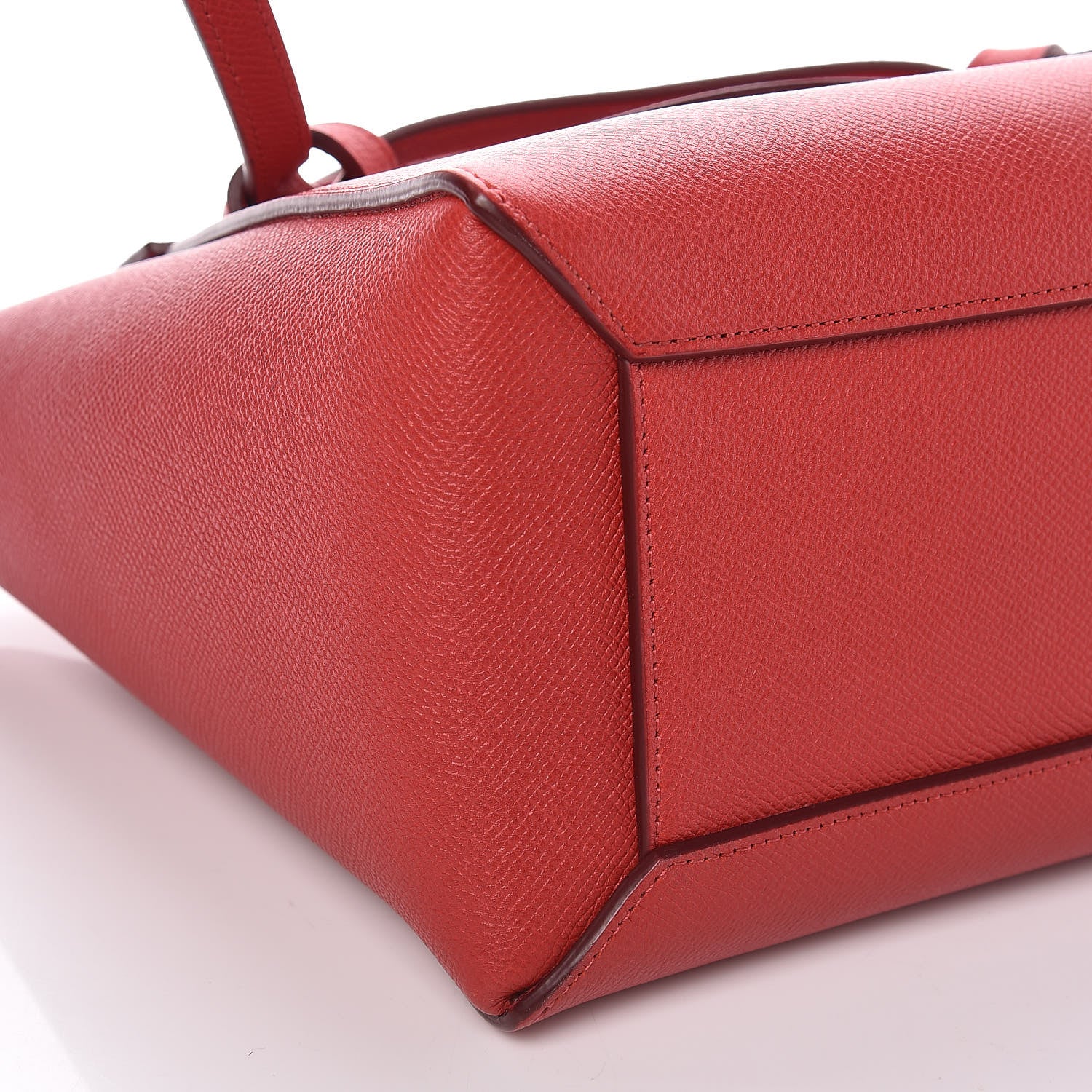 Celine Baby Grained Calfskin Micro Belt Bag Coquelicot 9 of 10