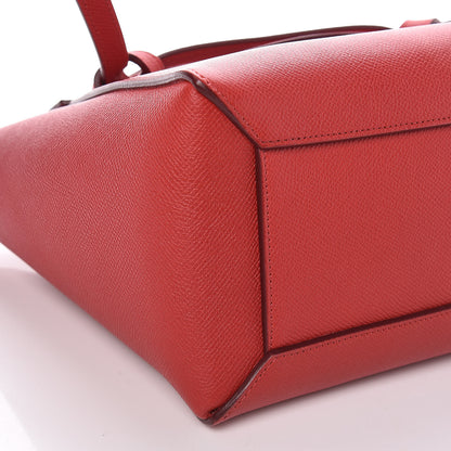 Celine Baby Grained Calfskin Micro Belt Bag Coquelicot 9 of 10