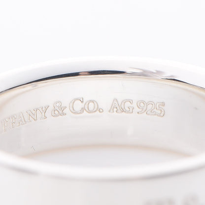 Tiffany Sterling Silver Diamond Locks Ring 53 6.25 8 of 9
