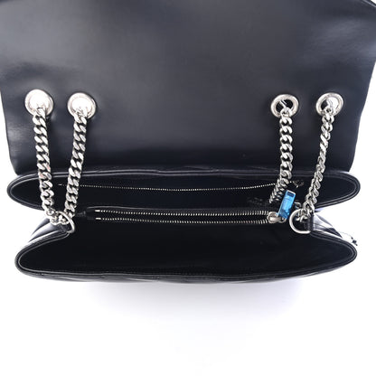 Saint Laurent Calfskin Y Quilted Monogram Medium Loulou Chain Satchel Black 4 of 4