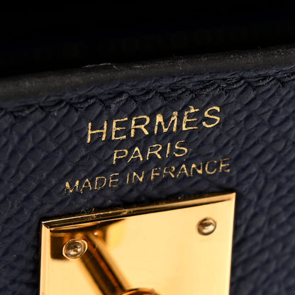 Hermes Epsom Kelly Sellier 25 Bleu Saphir 6 of 16