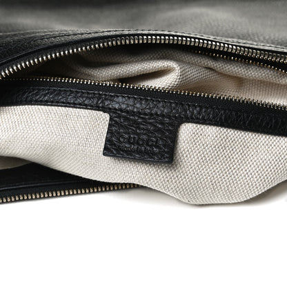 Gucci Pebbled Calfskin Medium Soho Hobo Black 11 of 27
