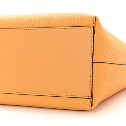 Loewe Grained Calfskin Small Anagram Tote Saffron Yellow 9 of 12