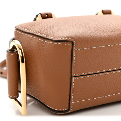 Delvaux Taurillon Soft Nano Cool Box Satchel Vegetal Ivory 8 of 9