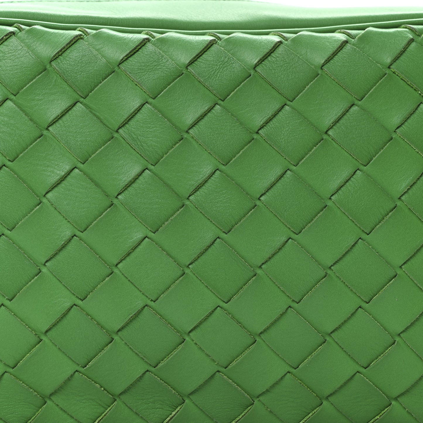Calfskin Intrecciato Camera Bag Parakeet