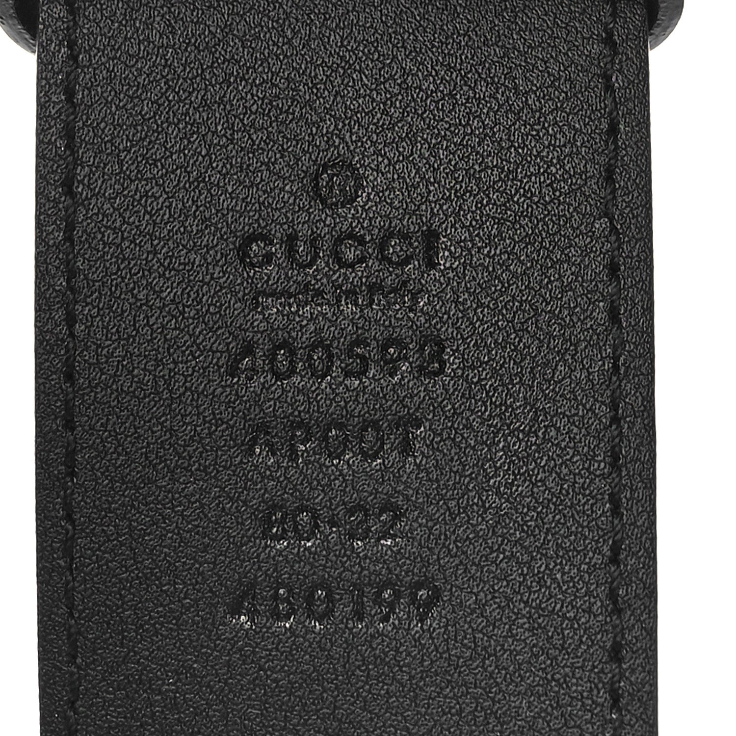 Gucci Calfskin Double G 40mm Belt 80 32 Black 3 of 5