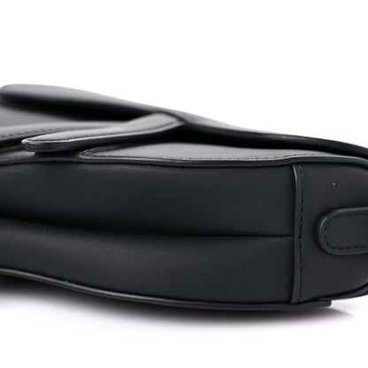 Christian Dior Ultra Matte Calfskin Mini Saddle Bag Black 7 of 8