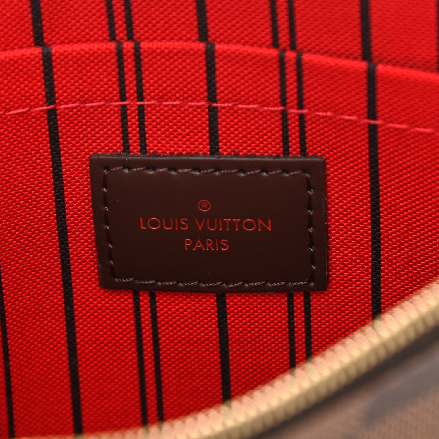 Louis Vuitton Damier Ebene Neverfull MM GM Pochette 6 of 6