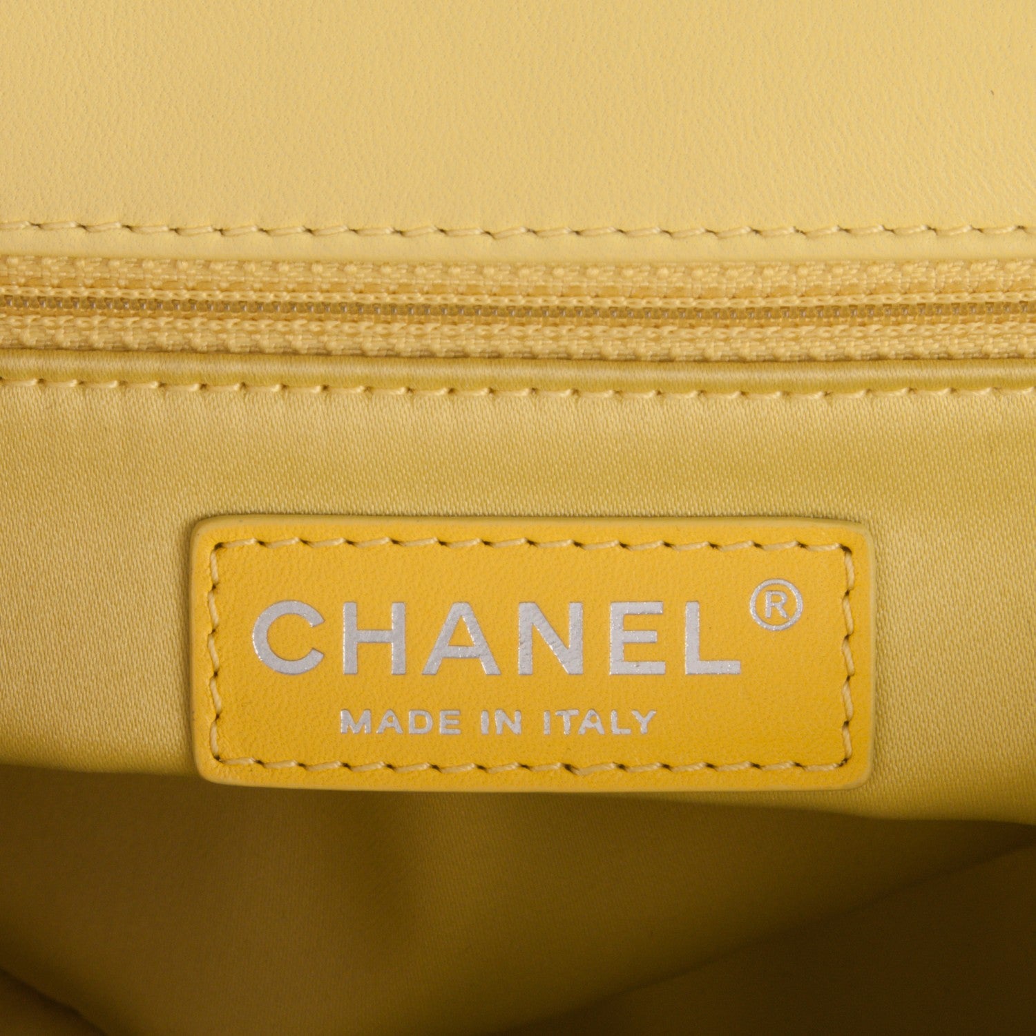 Chanel Lambskin Quilted Medium Easy Carry Flap Yellow 6 of 7