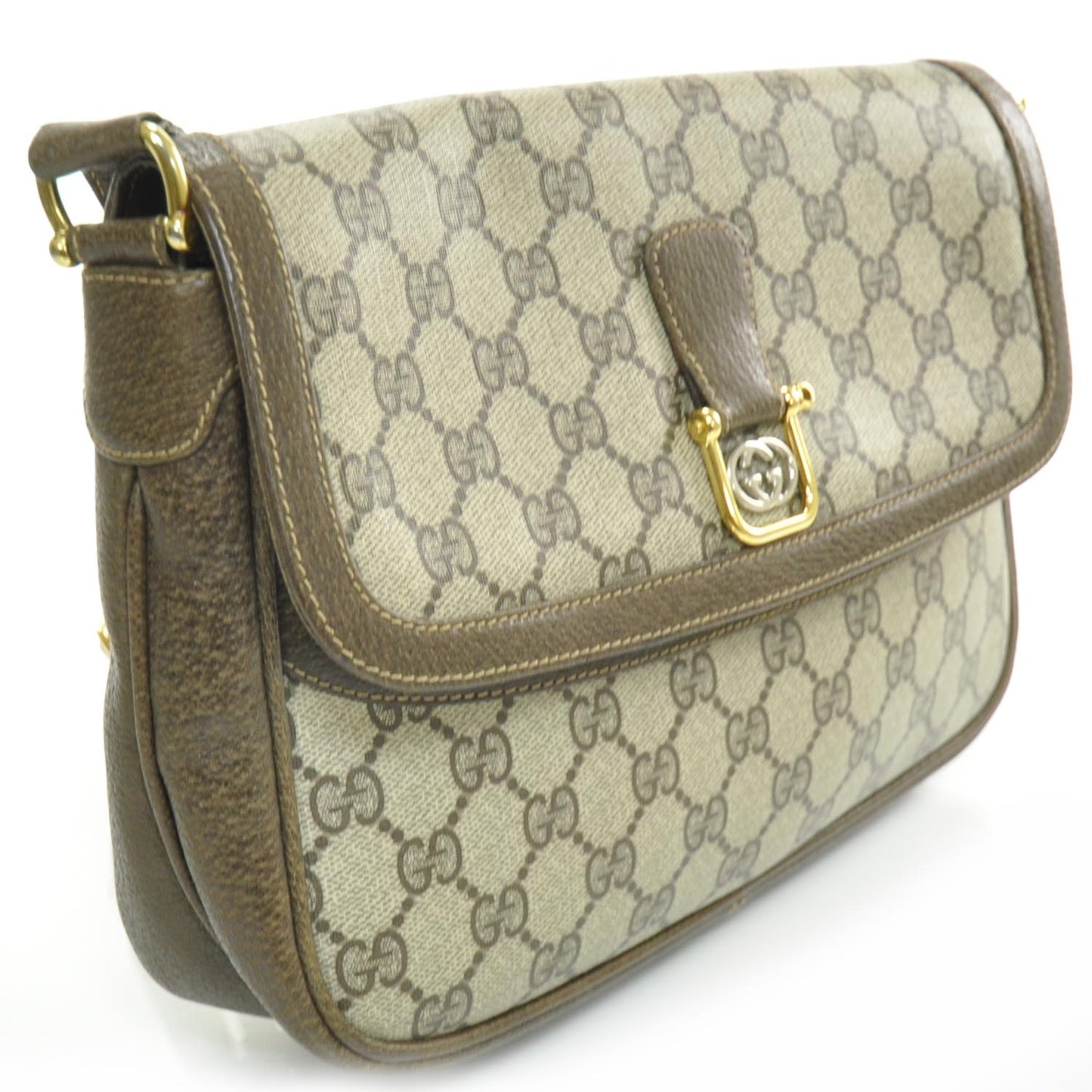 Monogram Shoulder Bag Brown