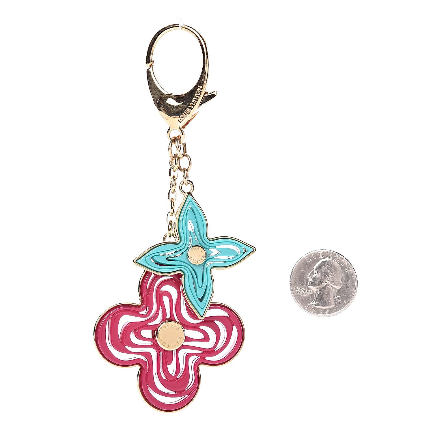 Louis Vuitton Resin Naif Bag Charm Grenadine 2 of 5