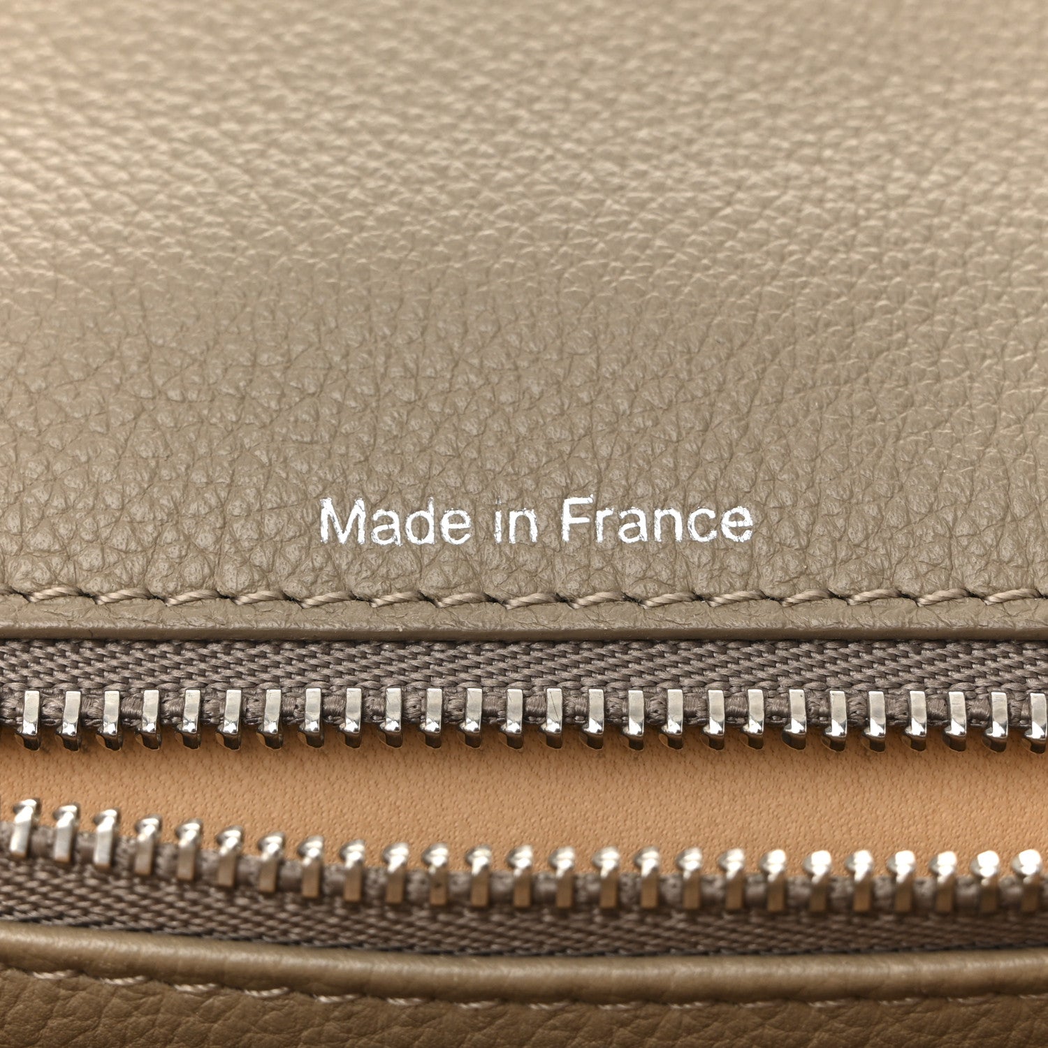 Delvaux Grained Calfskin MM Brillant Satchel Taupe 7 of 18