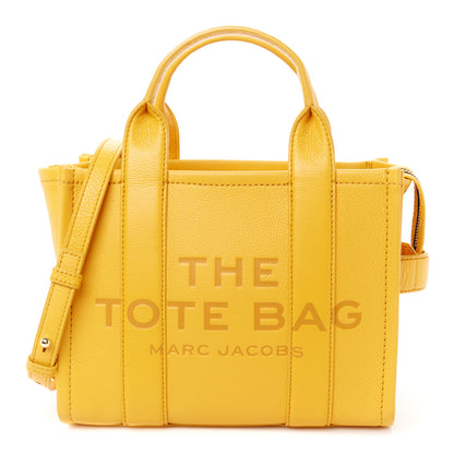 Marc Jacobs Grained Calfskin Small The Tote Bag Artisan Gold 1 of 12
