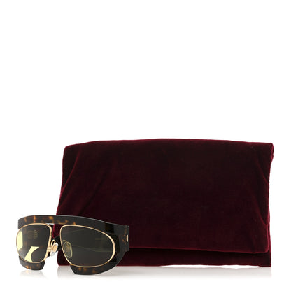 Gucci Oval Sunglasses GG0233S Tortoiseshell Gold 8 of 8