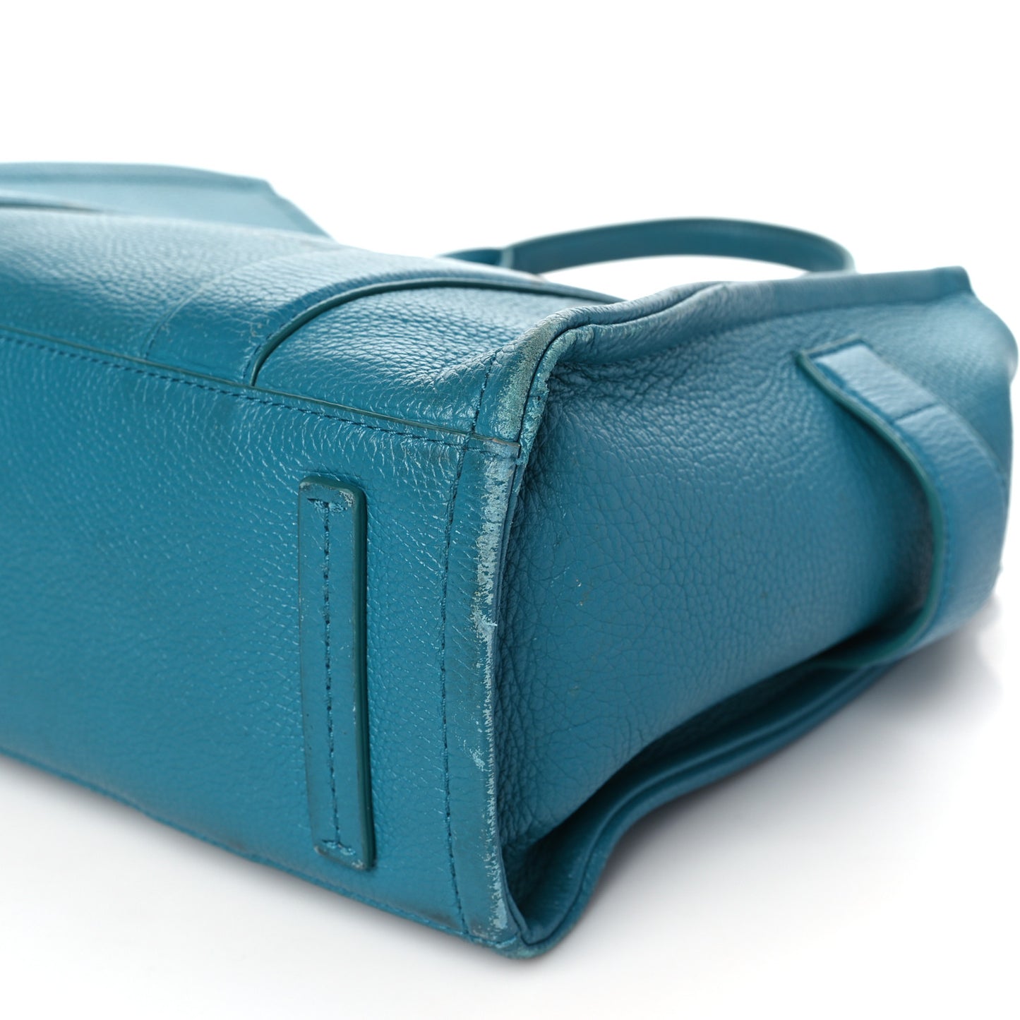 Grained Calfskin Medium The Tote Bag Blue