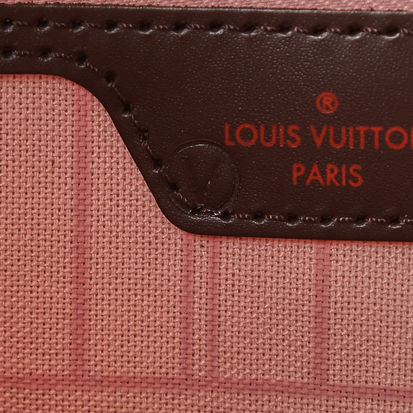 Damier Ebene Neo Neverfull MM Rose Ballerine