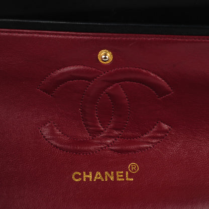 Chanel Lambskin Quilted Medium Double Flap Black 9 of 12