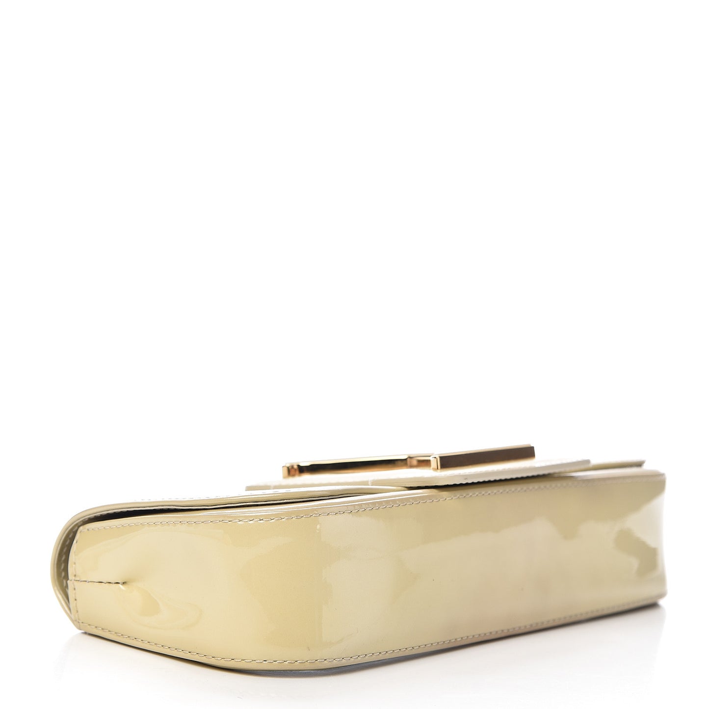 Patent Sobe Clutch Blanc Corail