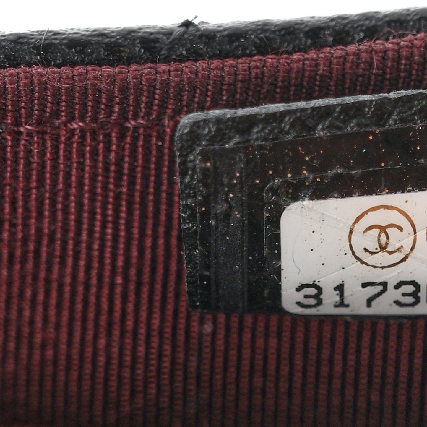 Caviar Quilted Mini Chain Belt Bag Black