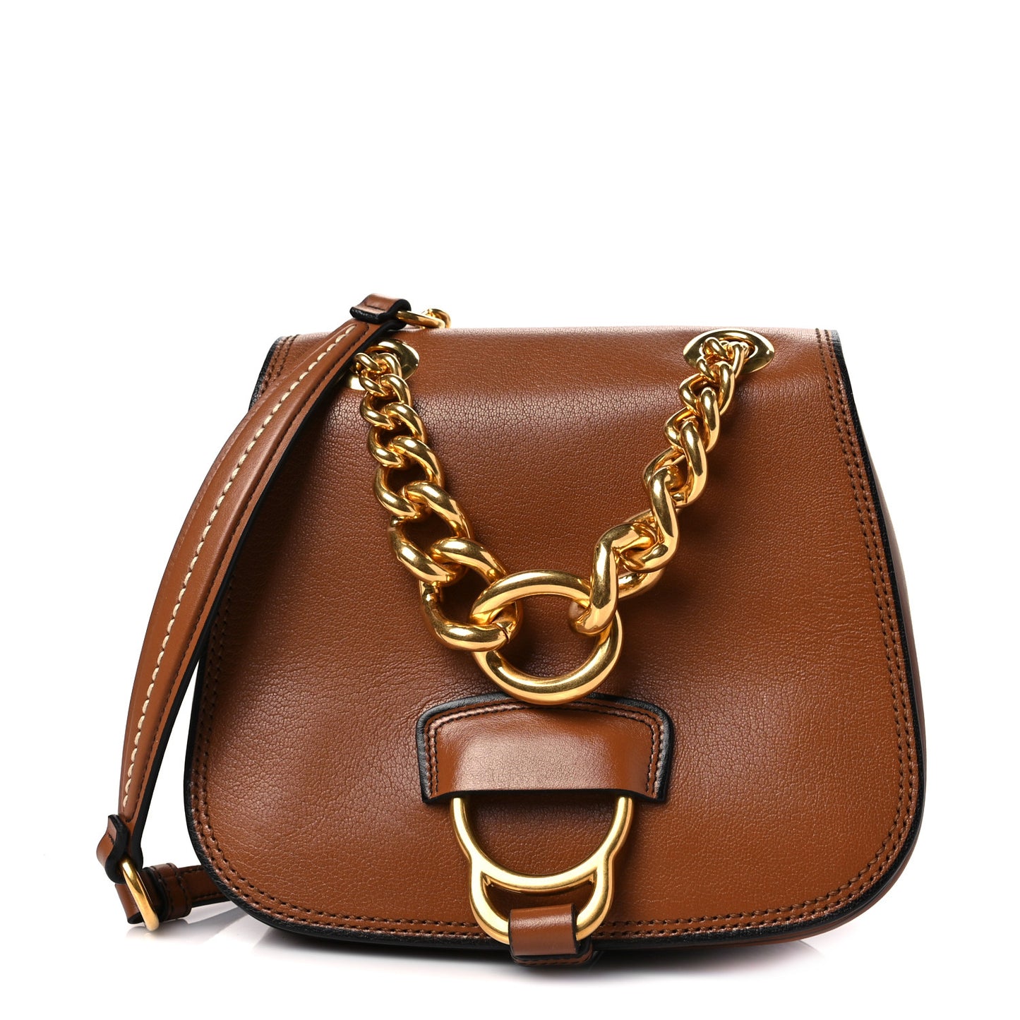 Goatskin Madras Dahlia Brandy