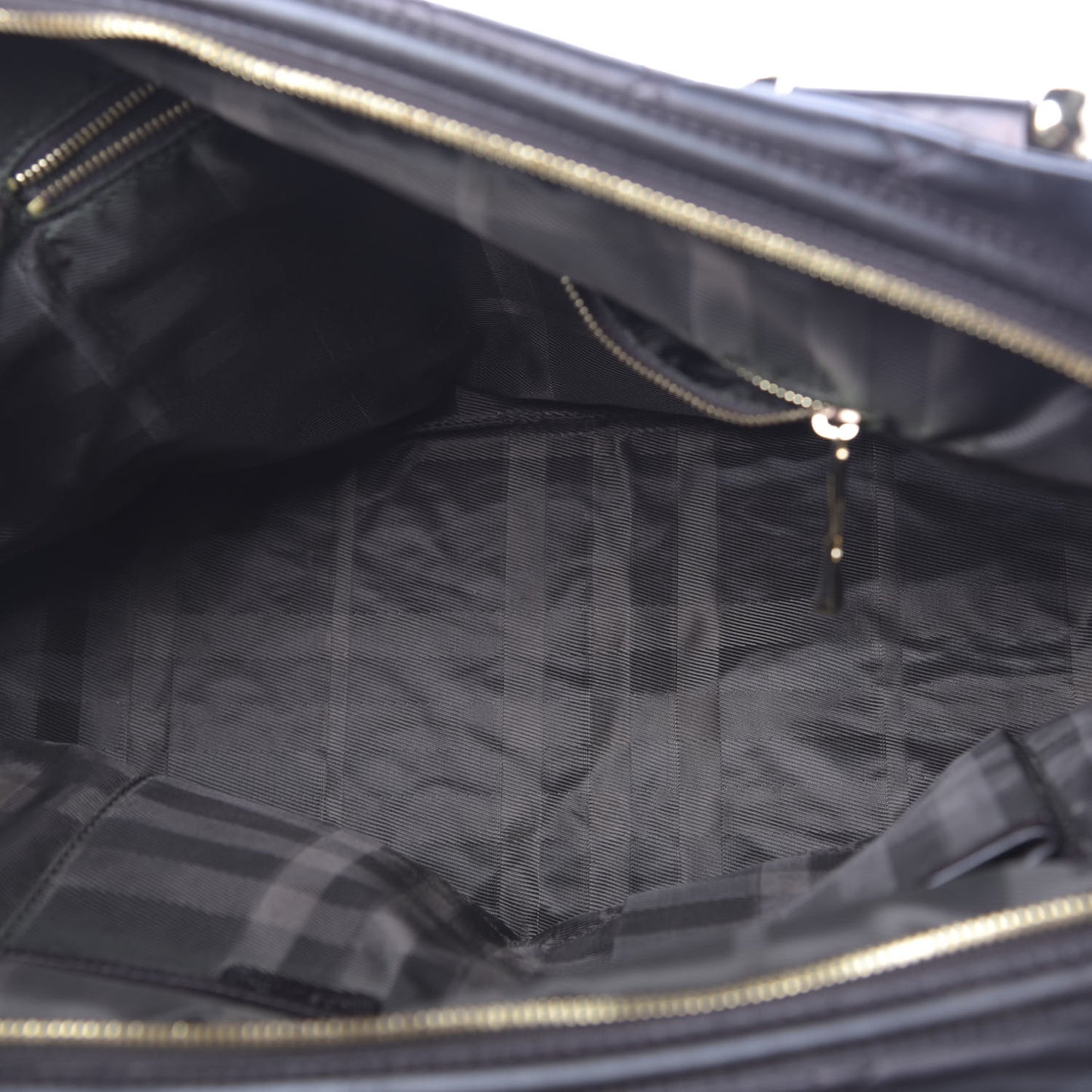 Lambskin Quilted Westbury Tote Dark Brown