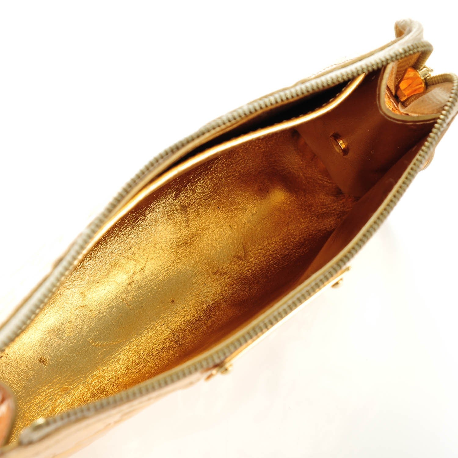 Louis Vuitton Monogram Miroir Trousse Cosmetic Bag Gold 5 of 7