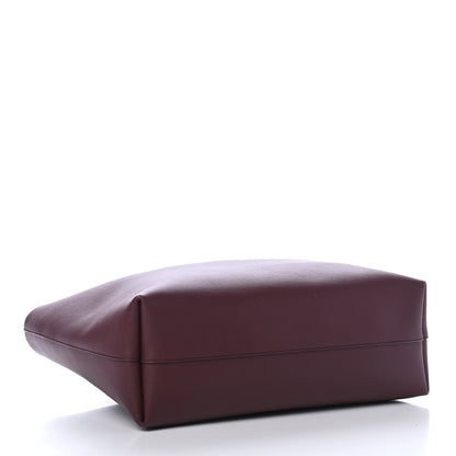 Saint Laurent Calfskin Large Shopping Tote Dark Red 3 of 4