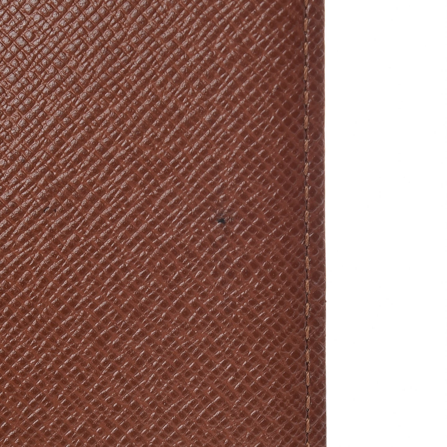 Monogram Simple Checkbook Holder Wallet