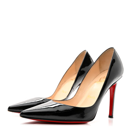 Christian Louboutin Patent New Decoltissimo 100 Pumps 36 Black 3 of 13