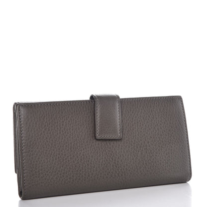 Gucci Pebbled Calfskin Greenwich Wallet Grey 3 of 9