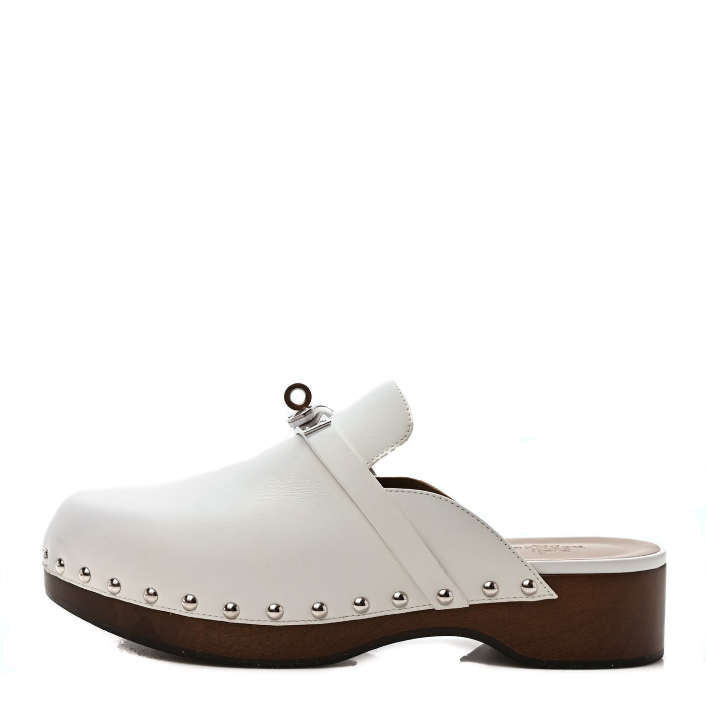 Calfskin Carlotta Mules 39 White