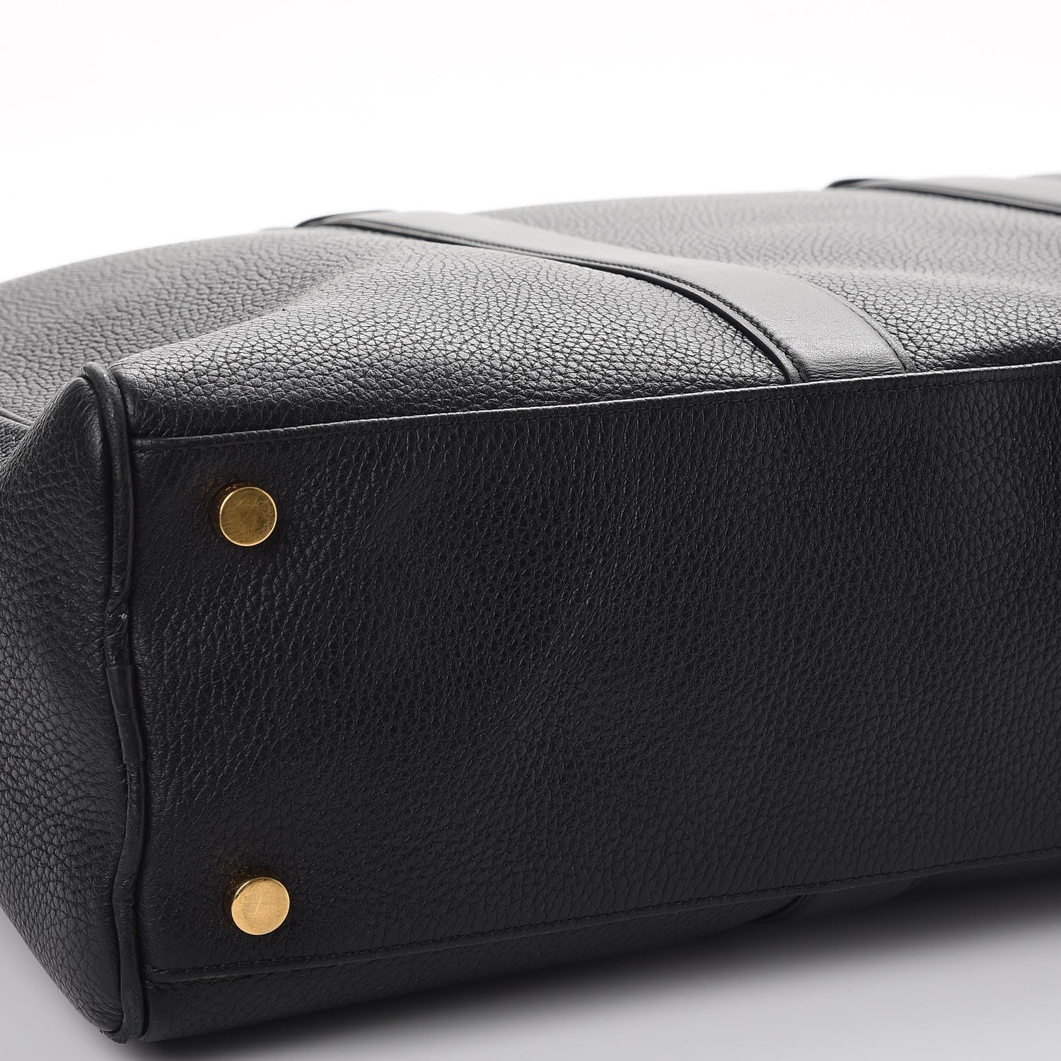 Tom Ford Calfskin Buckley Flat Trapeze Briefcase Black 11 of 12