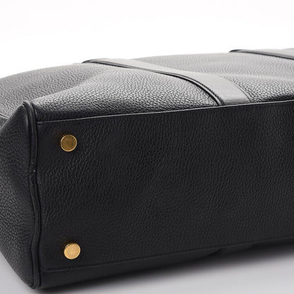 Tom Ford Calfskin Buckley Flat Trapeze Briefcase Black 11 of 12
