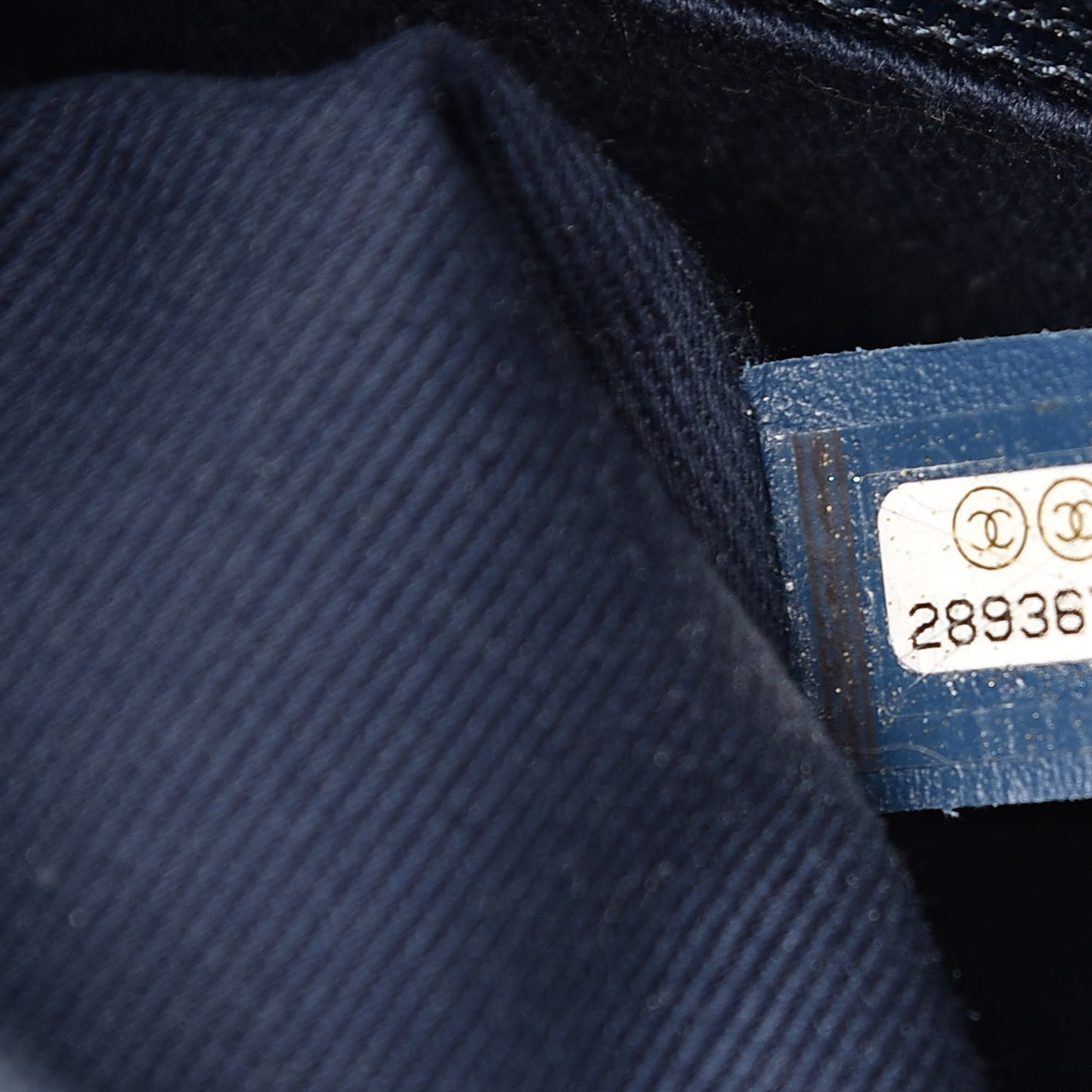 Denim Quilted Medium Denim Trip Single Flap Blue
