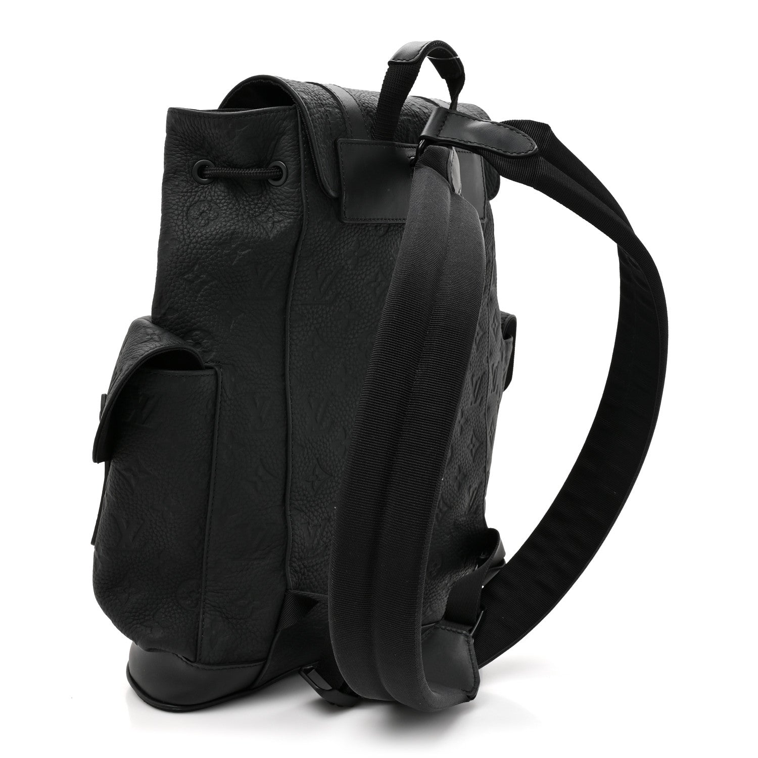 christopher backpack gm rucksack von louis vuitton Monogram Macassar Canvas Bag Brown sized backpack with two exterior side pockets and numerous functional pockets inside Louis Vuitton Christopher Backpack On