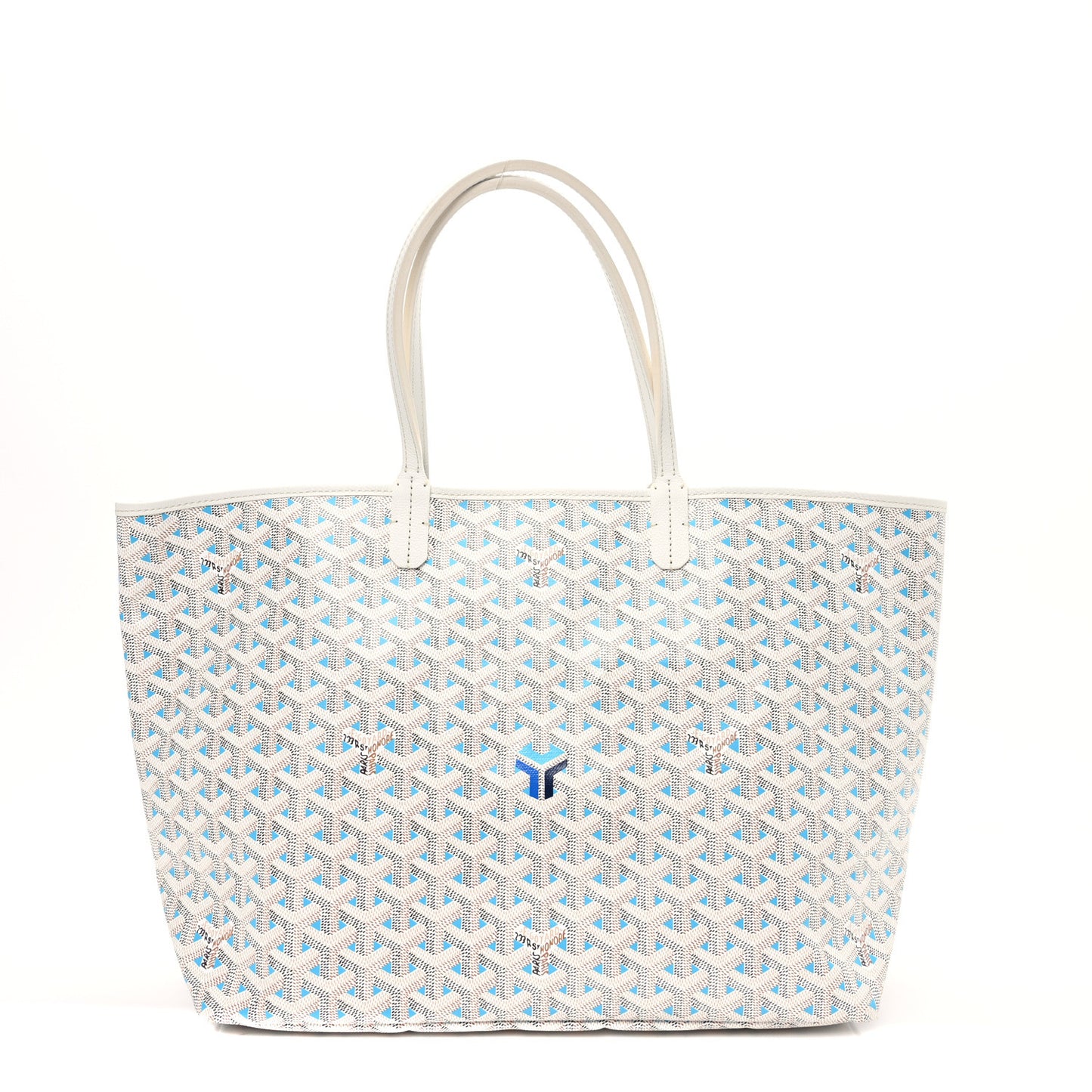 Goyardine Saint Louis Claire Voie PM  White Opaline