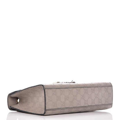 Gucci Soft Guccissima Medium Emily Chain Shoulder Bag Storm Grey 4 of 9