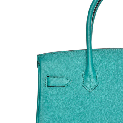 Hermes Epsom Birkin 30 Bleu Paon 17 of 25