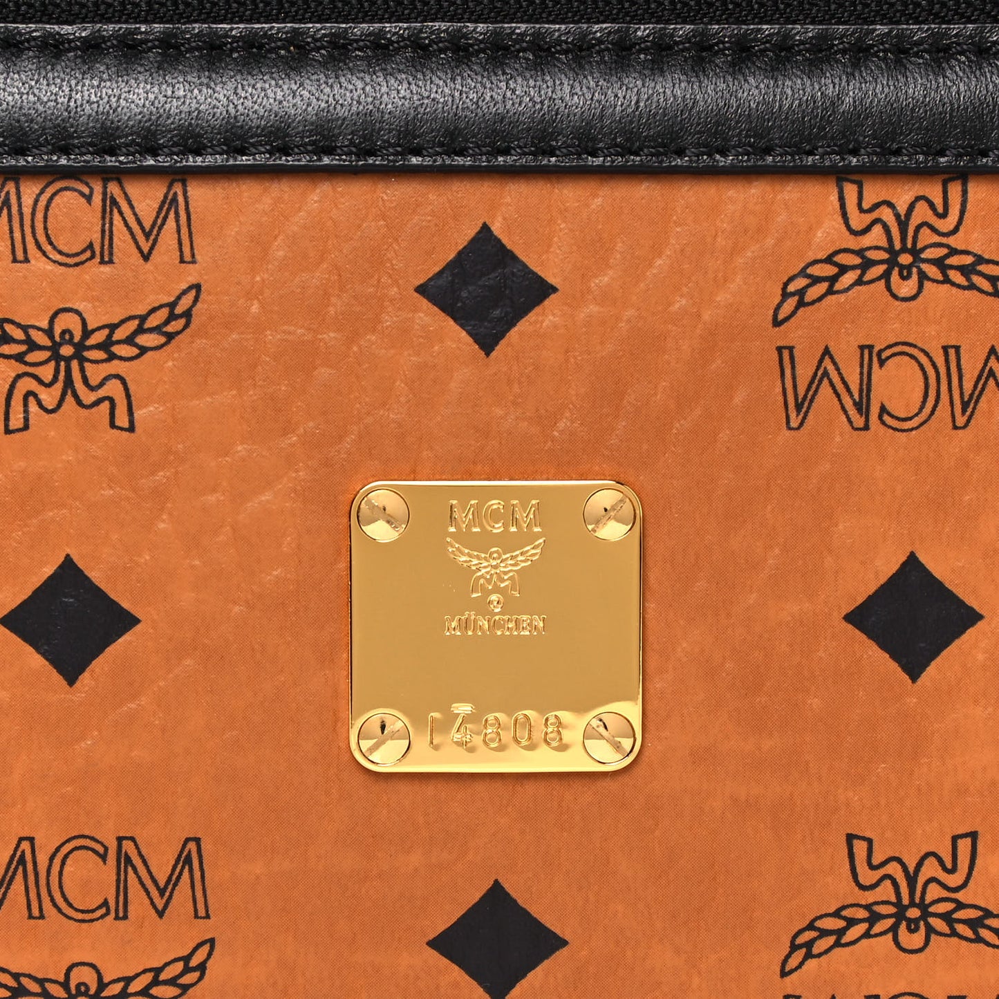 Visetos Vanity Case Cognac Black
