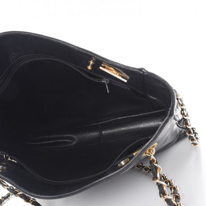 Chanel Lambskin Shopping Tote Black 5 of 11
