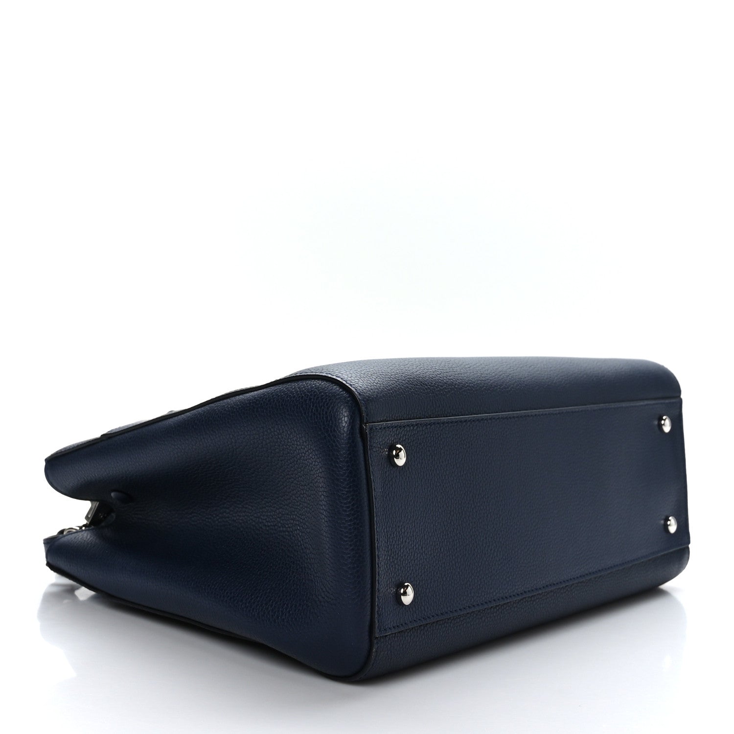 Chanel Grained Calfskin Small Neo Executive Shopper Tote Navy 4 of 11