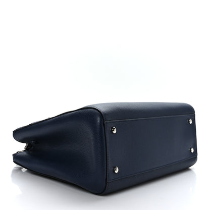 Chanel Grained Calfskin Small Neo Executive Shopper Tote Navy 4 of 11