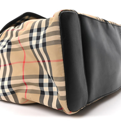 Burberry Nylon Vintage Check Logo Diaper Bag 9 of 10